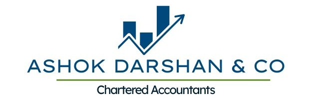 chartered accountant firm ashok darshan and co. logo