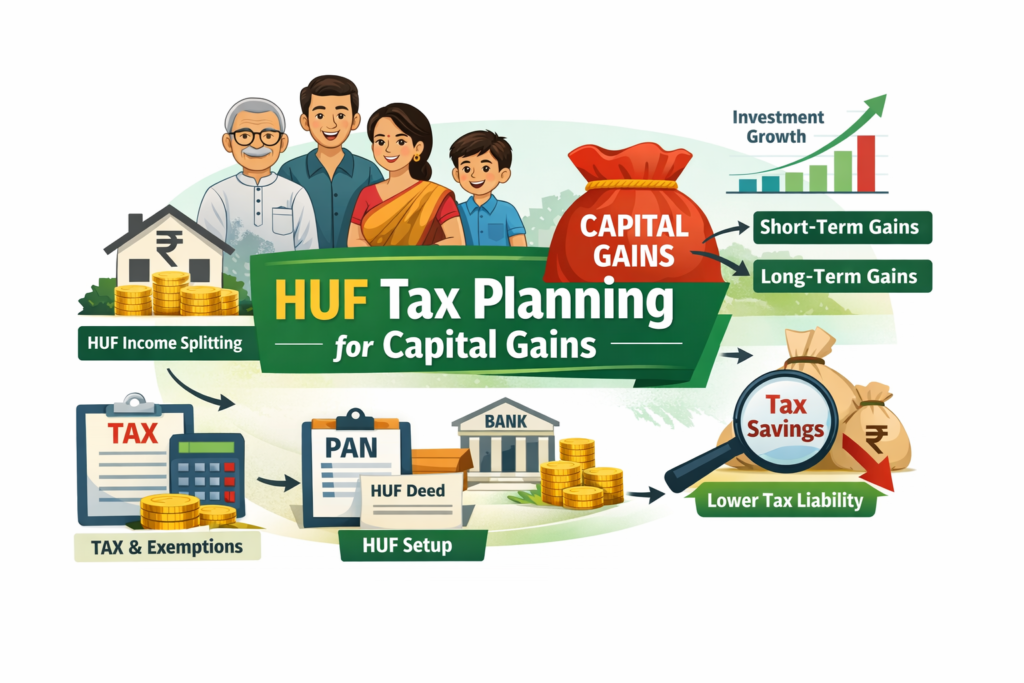 HUF tax planning for capital gains strategy